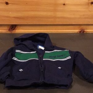 Boys size 2t Notre Dame jacket